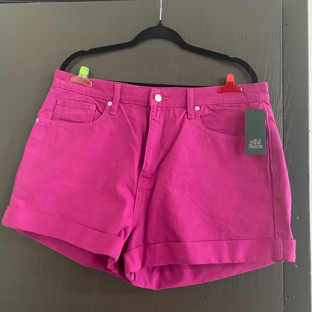Wild Fable highest rise mom shorts, size 16